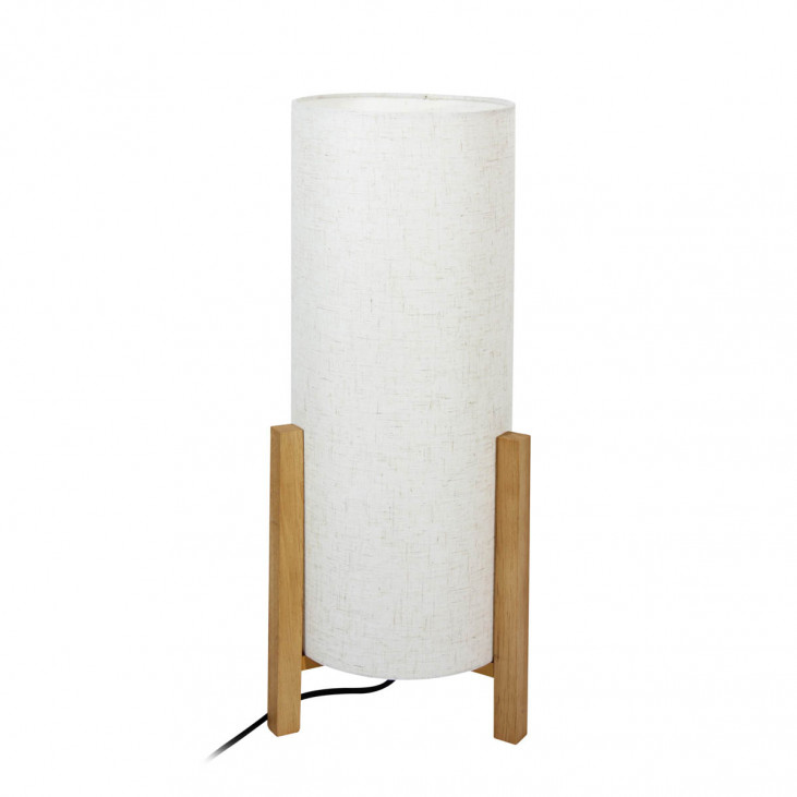Veioză de interior Ones - Art. TB-85930-L-WH-WO, Italux, Alb/Lemn