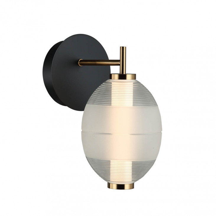 Aplică de interior Rinot - Art. WL-45372-1-WH-CL, Italux, Alb/Transparent