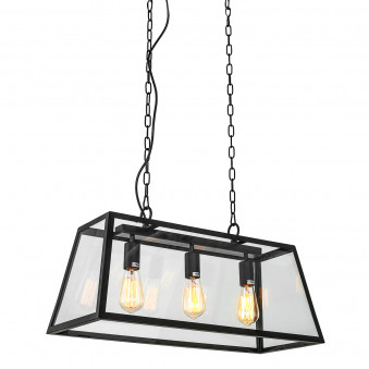 Pendul de interior Laverno - Art. MD-102621-3-B, Italux, Negru