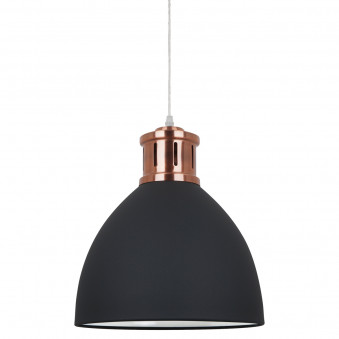 Pendul de interior Lola - Art. MD-HN8100-BK+RC, Italux, Negru/Cupru