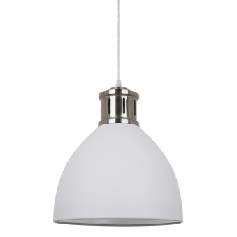 Pendul de interior Lola - Art. MD-HN8100-WH+S.NICK, Italux, Alb/Nichel satinat