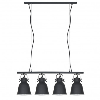 Pendul de interior Lavare - Art. MD-HN82608-4-BK+WH, Italux, Negru/Alb