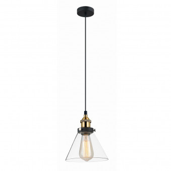 Pendul de interior Getan - Art. MDM-2564/1, Italux, Negru/Auriu
