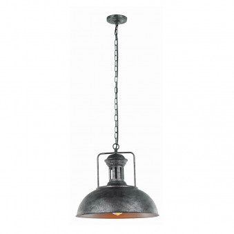 Pendul de interior Nadia - Art. MDM-2647/1GR+BK, Italux, Negru/Gri