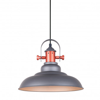 Pendul de interior Temper - Art. MDM-2986/1GR, Italux, Gri/Cupru