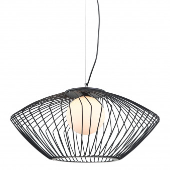 Pendul de interior Zeno - Art. MDM-3844-1BK, Italux, Negru
