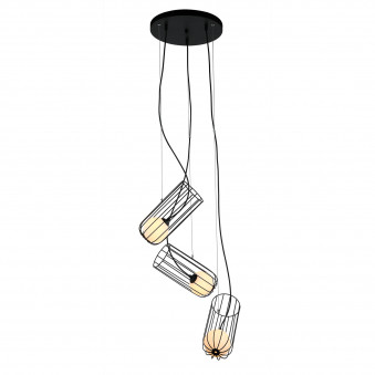 Pendul de interior Coco - Art. MDM-3941/3BK, Italux, Negru