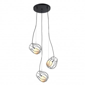 Pendul de interior Melisa - Art. MDM-3942/3BK, Italux, Negru