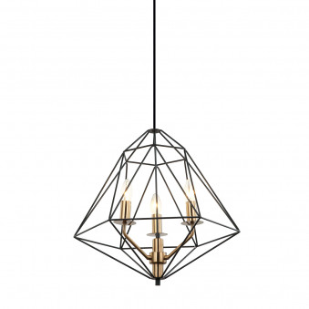 Pendul de interior Maresmo - Art. PEN-6369-3-BKBR, Italux, Negru/Auriu