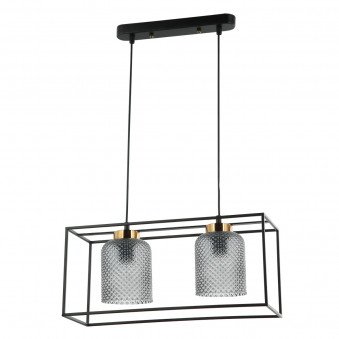 Pendul de interior Sinella - Art. PND-23231-2-BK+SG, Italux, Negru/Grafit