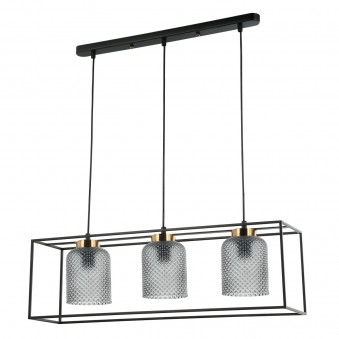 Pendul de interior Sinella - Art. PND-23231-3-BK+SG, Italux, Negru/Grafit