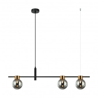 Pendul de interior Bletter - Art. PND-5225-3-BK-SG, Italux, Negru/Grafit