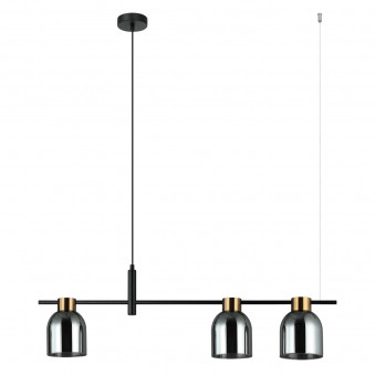 Pendul de interior Servio - Art. PND-66892-3-BK-SG, Italux, Negru/Grafit