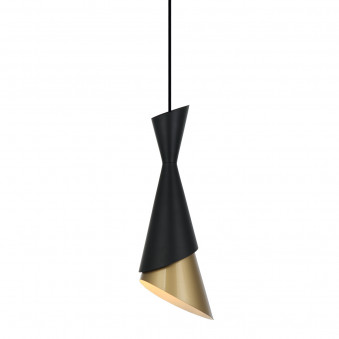 Pendul de interior Malia - Art. PND-85949-1BK+GD, Italux, Negru/Auriu