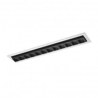 Plafonieră de interior Harper - Art. SL74108/24WS-WH, Italux, Alb, Negru