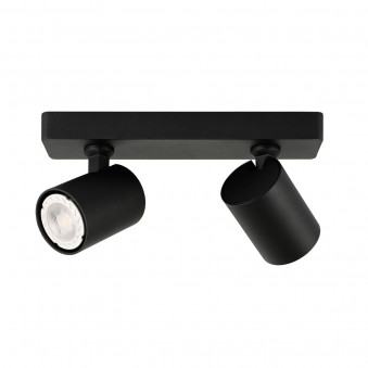 Plafonieră de interior Lumsi - Art. SPL-2071-2-MB-BL, Italux, Negru