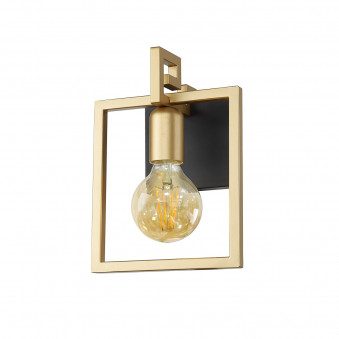 Aplică de interior Primero - Art. WL-44003-1-BK-GD, Italux, Negru/Auriu