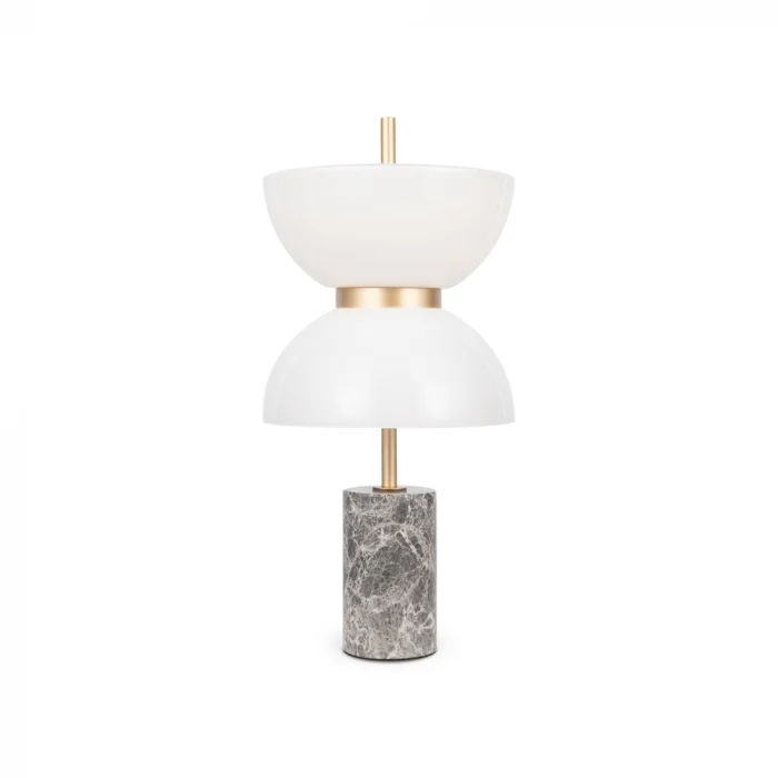 Veioza Maytoni Kyoto MOD178TL-L11GR3K LED 11W 3000K 350lm Metal/Marmura Gold/Grey IP20