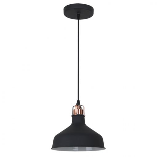 Pendul de interior Hooper - Art. MD-HN8049M-B+RC, Italux, Negru