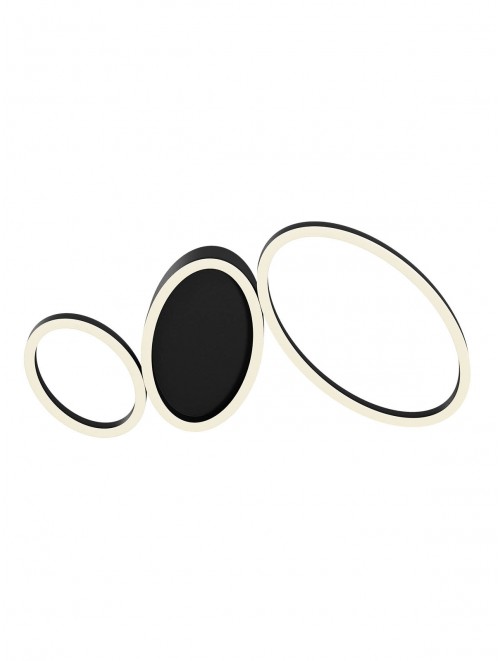 Plafonieră de interior RITMO - Art. 01-3770, Smarter, Negru