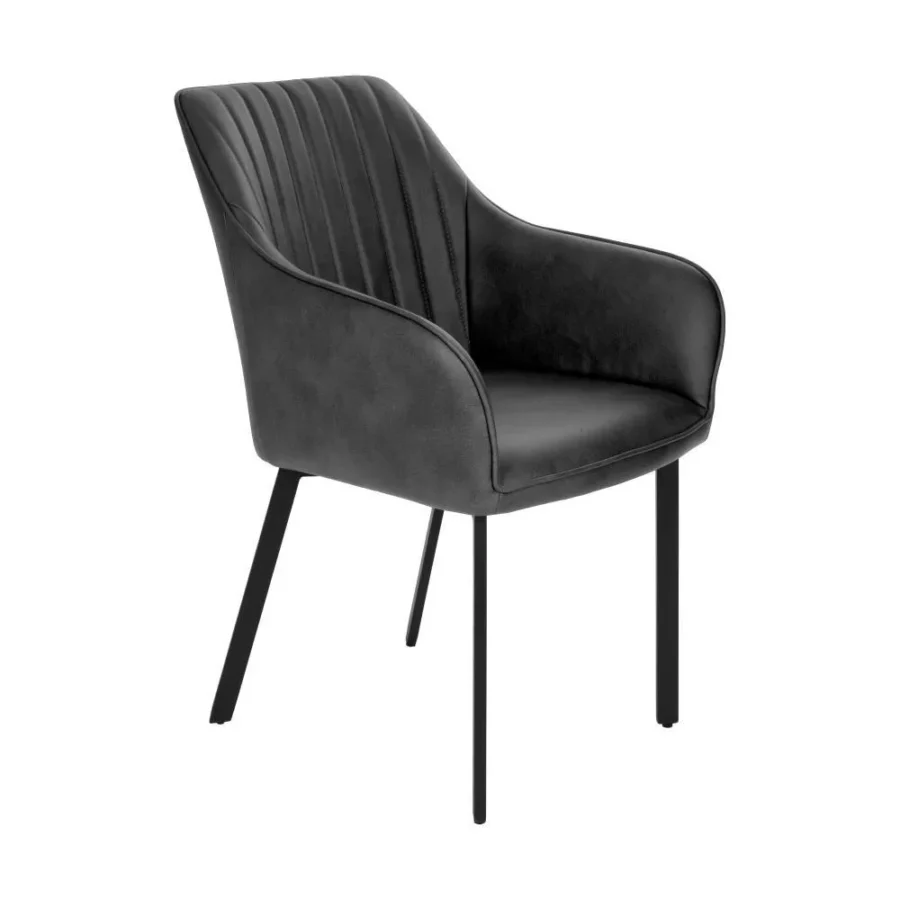 Scaun MASANTOL - Art. 424943, Eglo, Metal/Poliester, Negru