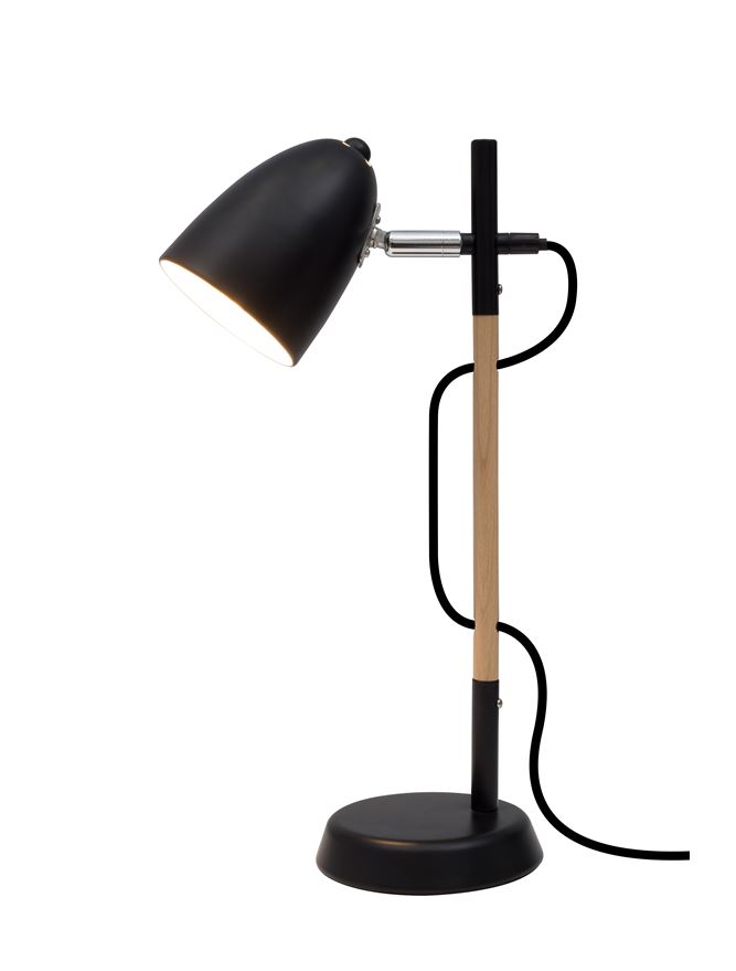 Veioză de interior Alina - Art. 8808401, Nova Luce, Negru/Lemn