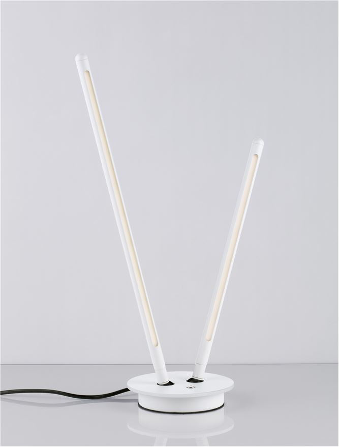 Veioză de interior Intec dimmabil - Art. 9002063, Nova Luce, Alb
