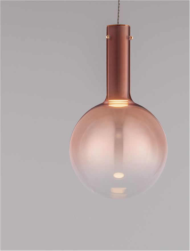 Suspensie de interior Nostos dimabil - Art. 9009102, Nova Luce, Roz