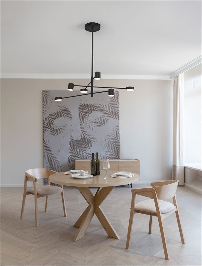 Suspensie de interior Nordik - Art. 9080121, Nova Luce, Negru