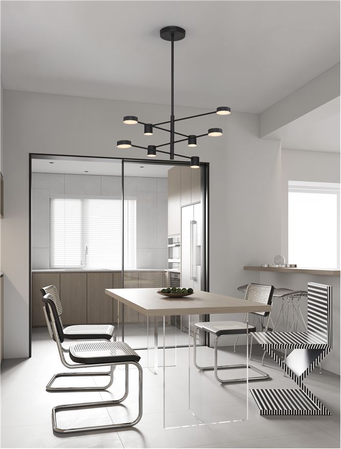 Suspensie de interior Nordik - Art. 9080122, Nova Luce, Negru