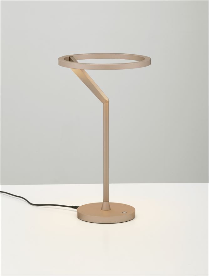 Veioză de interior Tilia dimmabil - Art. 9088140, Nova Luce, Cappuccino