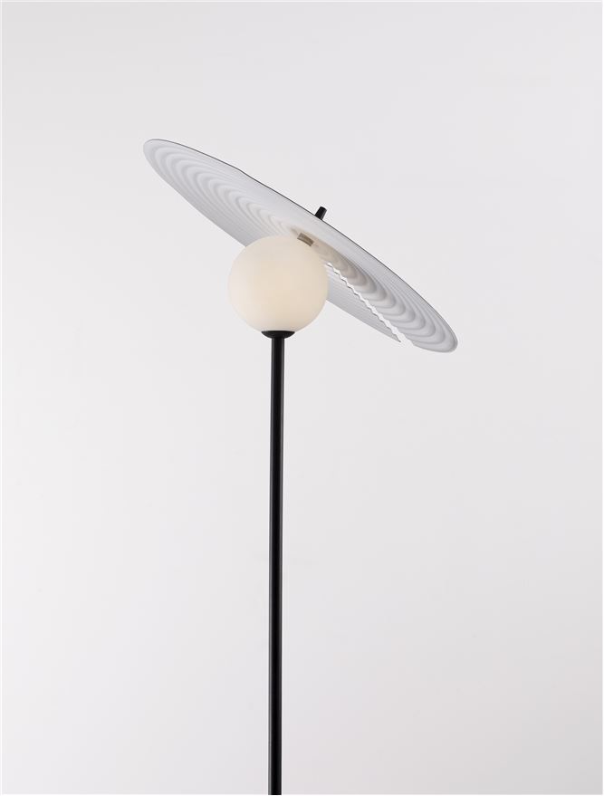 Lampadar de interior Reflet - Art. 9780107, Nova Luce, Alb/Negru
