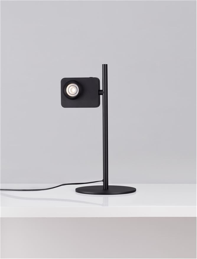 Veioză de interior Kedros dimmabil - Art. 9870032, Nova Luce, Negru