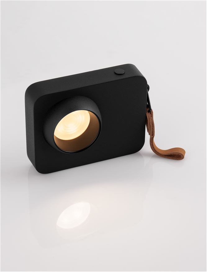 Veioză de interior Kedros dimmabil - Art. 9870036, Nova Luce, Negru