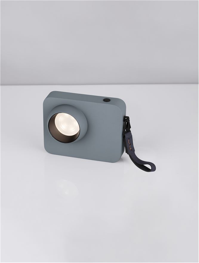Veioză de interior Kedros dimmabil - Art. 9870039, Nova Luce, Gri