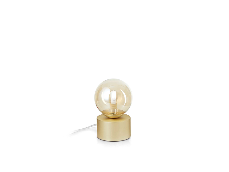 Veioză de interior PERLAGE - Art. 317823, Ideal Lux, Chihlimbar