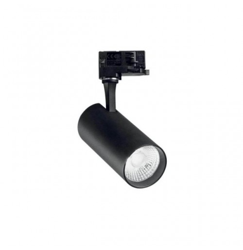 Spot de interior FOX TR 3-PHASE 4000K ON-OFF - Art. 322377, Ideal Lux, Negru