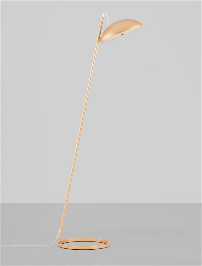 Lampadar de interior Flute - Art. 9006099, Nova Luce, Auriu