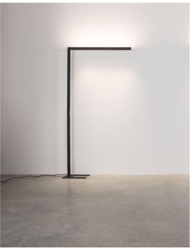 Lampadar de interior Gal - Art. 9008801, Nova Luce, Negru