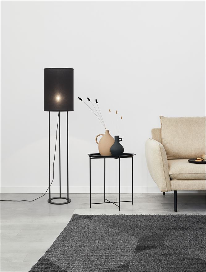 Lampadar de interior Leith - Art. 9043301, Nova Luce, Negru