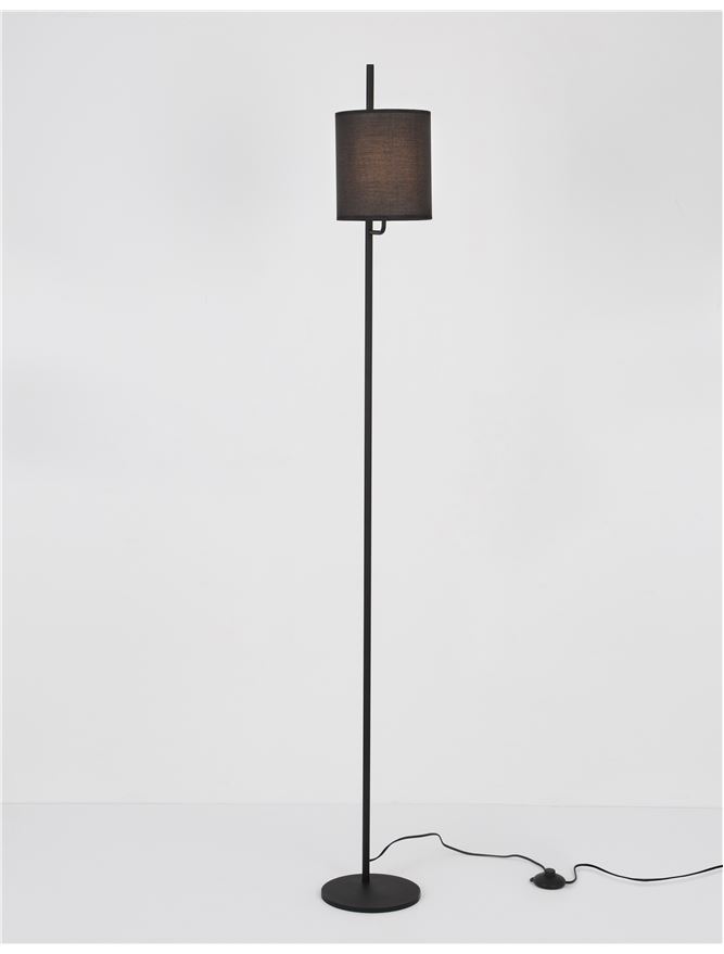 Lampadar de interior Yama - Art. 9180522, Nova Luce, Negru