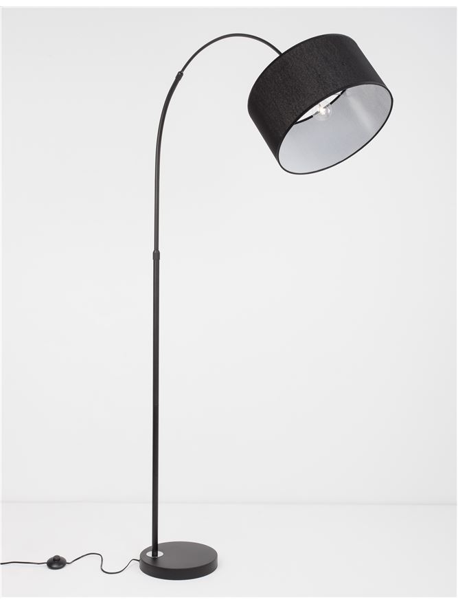 Lampadar de interior Sama - Art. 9401652, Nova Luce, Negru