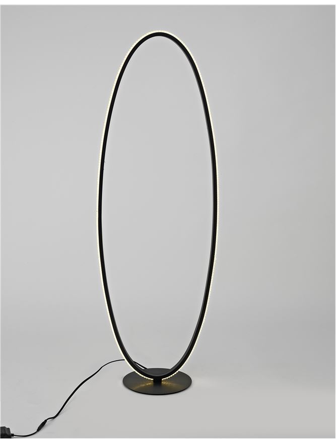 Lampadar de interior Nager - Art. 9481096, Nova Luce, Negru