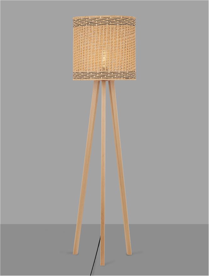 Lampadar de interior Plette - Art. 9586528, Nova Luce, Lemn