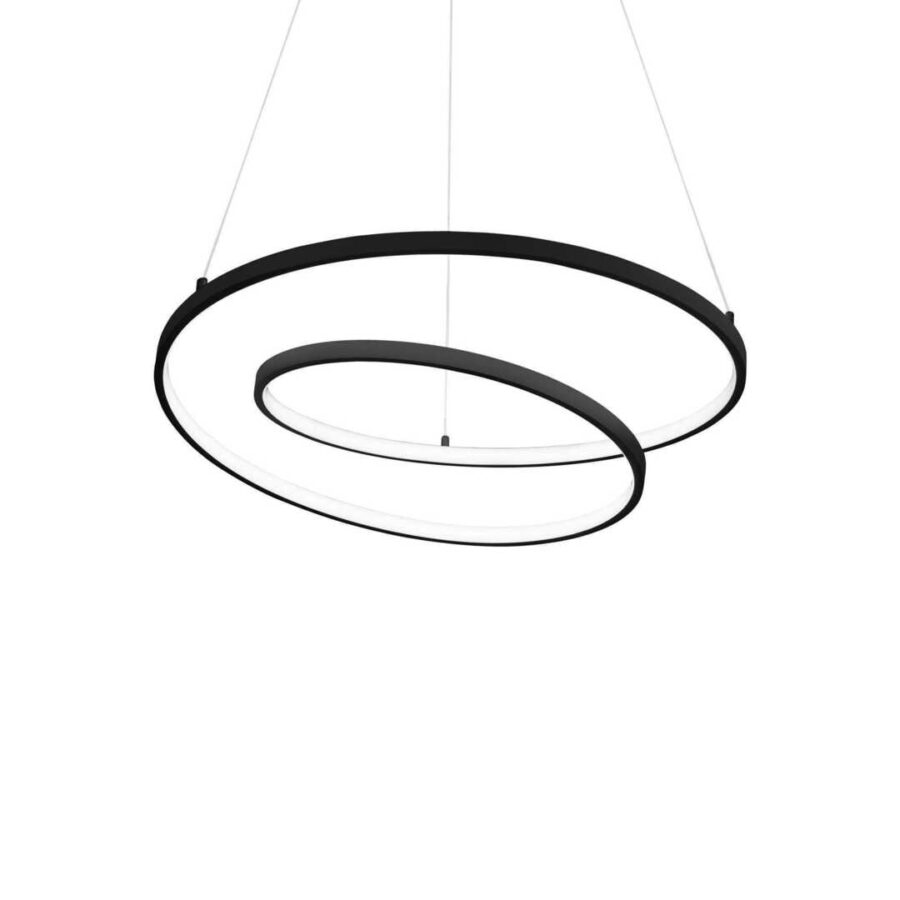 Suspensie de interior OZ ON-OFF 4000K - Art. 342382, Ideal Lux, Negru