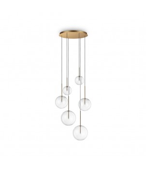 Suspensie de interior EQUINOXE - Art. 317243, Ideal Lux, Alamă