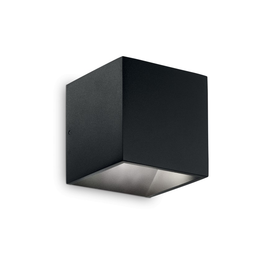 Aplică de exterior RUBIK 4000K - Art. 142302, Ideal Lux, Negru