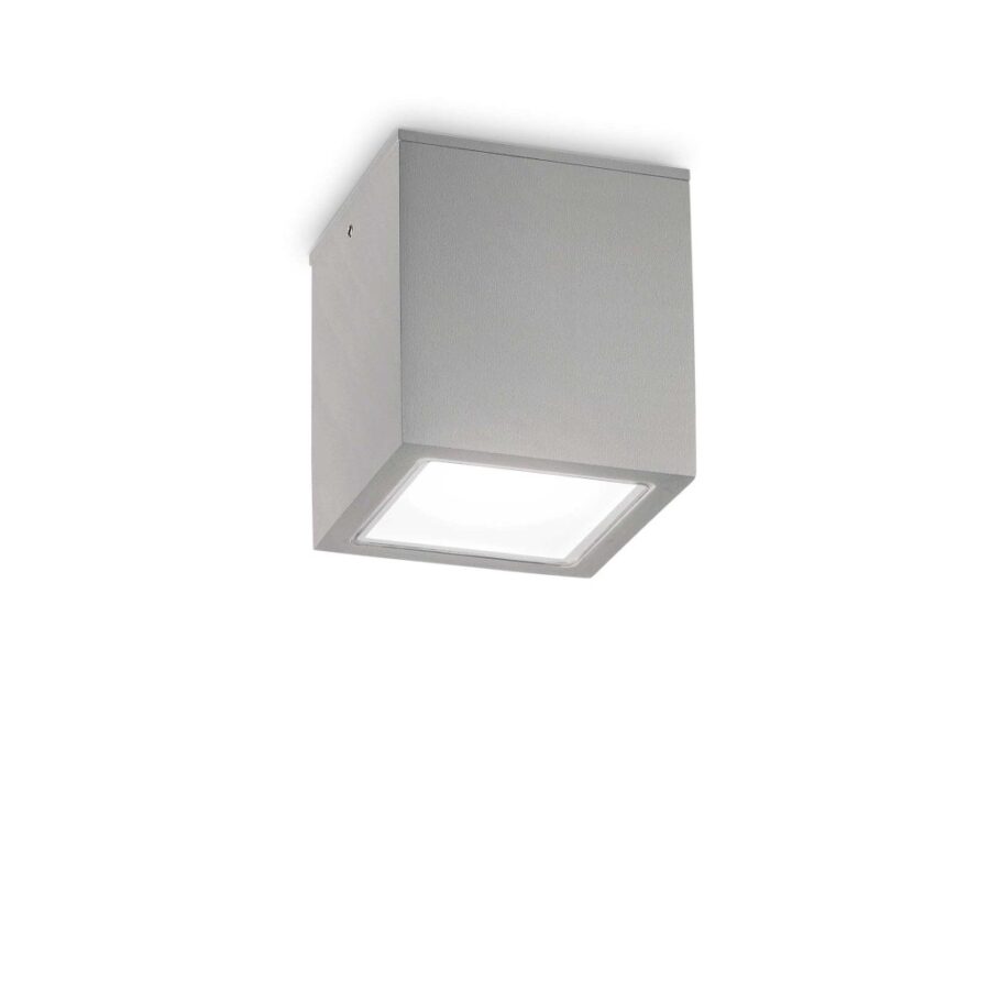 Plafonieră de exterior TECHO - Art. 326887, Ideal Lux, Gri