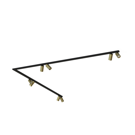 Plafonieră de interior MONO CORNER VIII - Art. 7757, Nowodvorski, Alamă