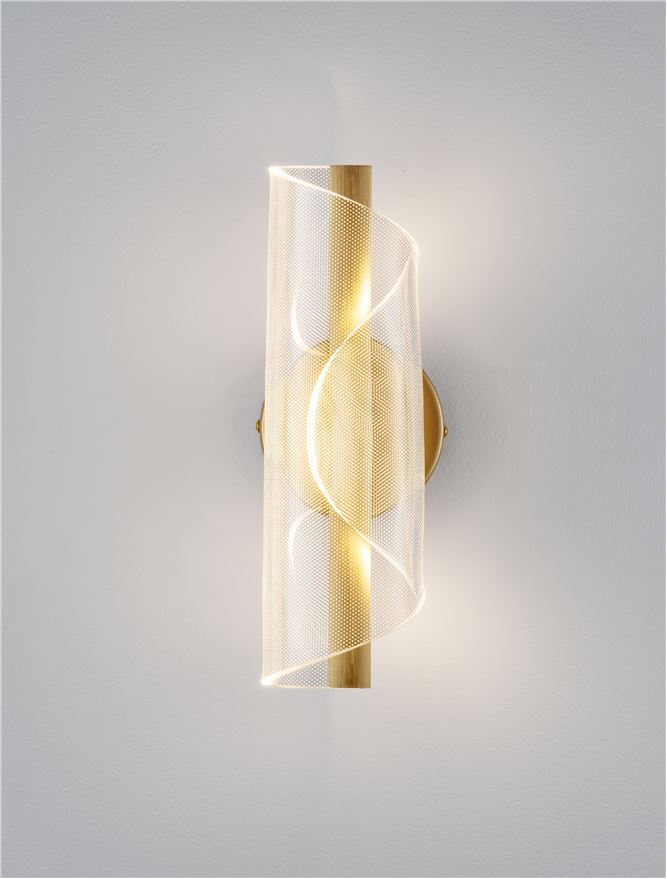 Aplică de interior Valentin - Art. 9030635, Nova Luce, Alb/Auriu